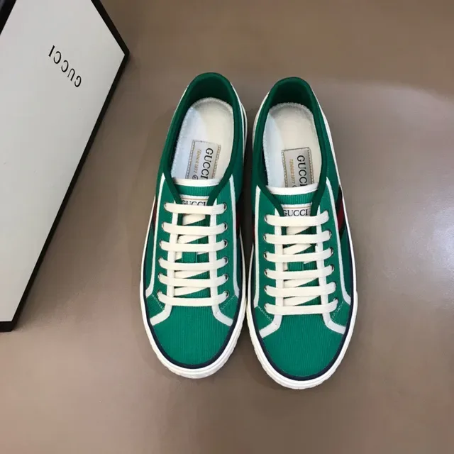 Gucci Tennis 1977 Zapatillas Lifestyle Rayas Web Verde 9