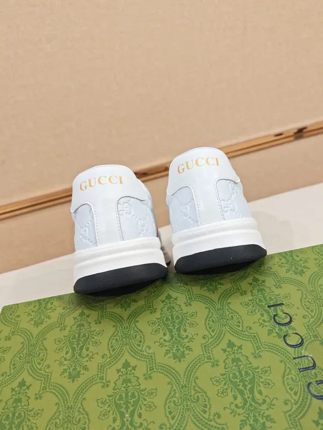 Gucci Tennis 1977 সাদা সবুজ লাল ওয়েব স্ট্রাইপ লাইফস্টাইল স্নিকার্স 3