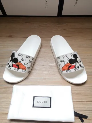 Gucci x Disney Mickey Mouse GG Slide Slippers 8