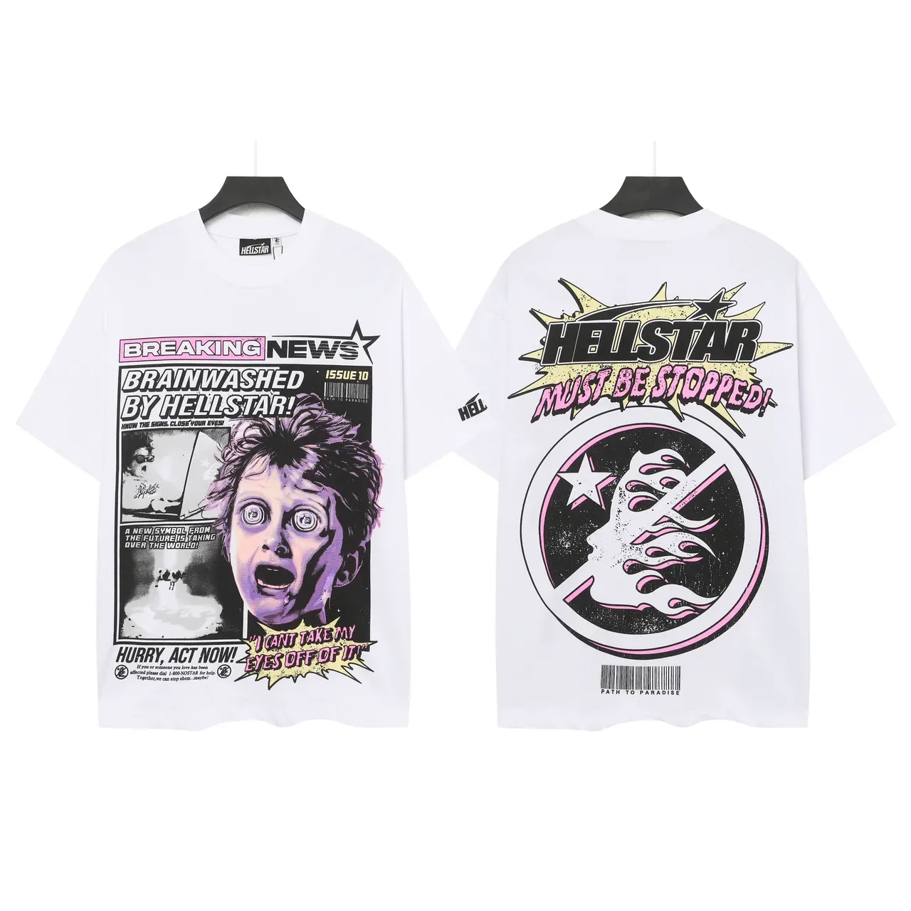 تي شيرت Hellstar Breaking News Brainwashed by Hellstar Issue 10 3