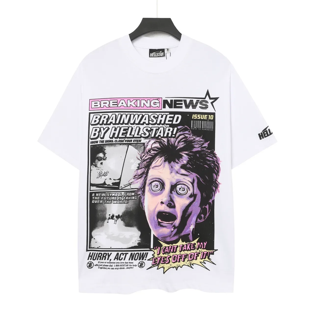 تي شيرت Hellstar Breaking News Brainwashed by Hellstar Issue 10 4