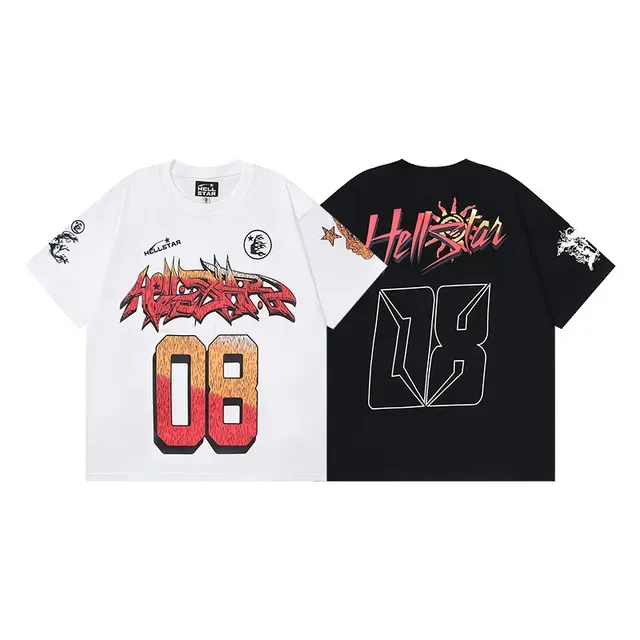 Hellstar Graphic Print '08' T-Shirt 8