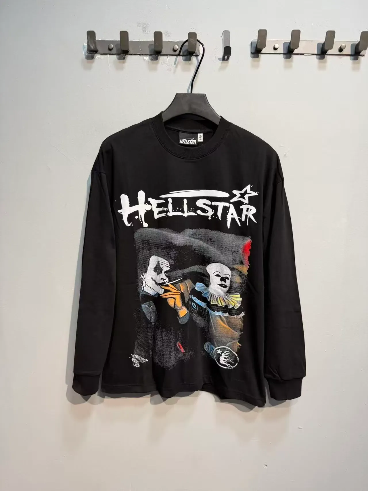 Hellstar Graphic Print Long-Sleeve Crewneck T-Shirt 3