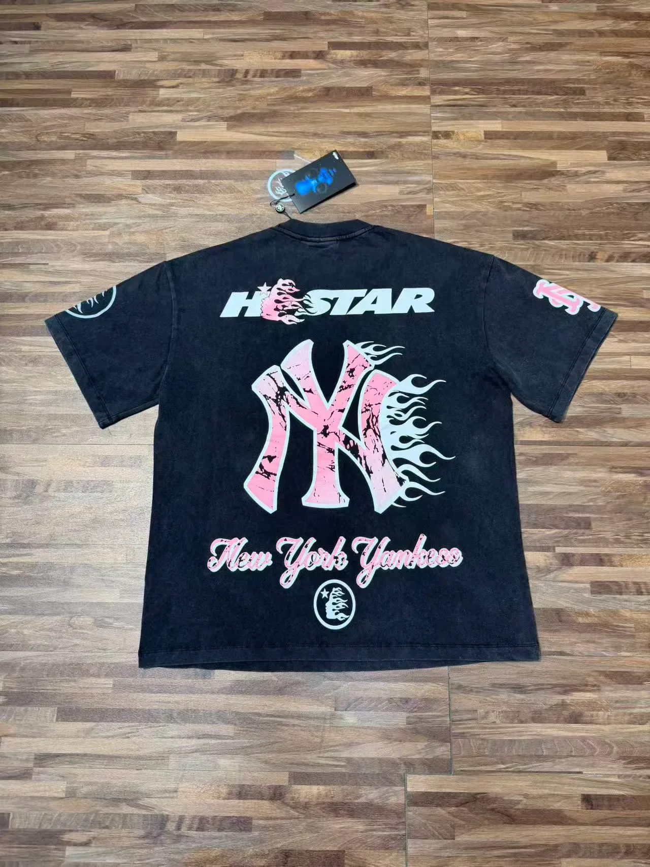 T-shirt Hellstar imprimé graphique chiffres marbre 4