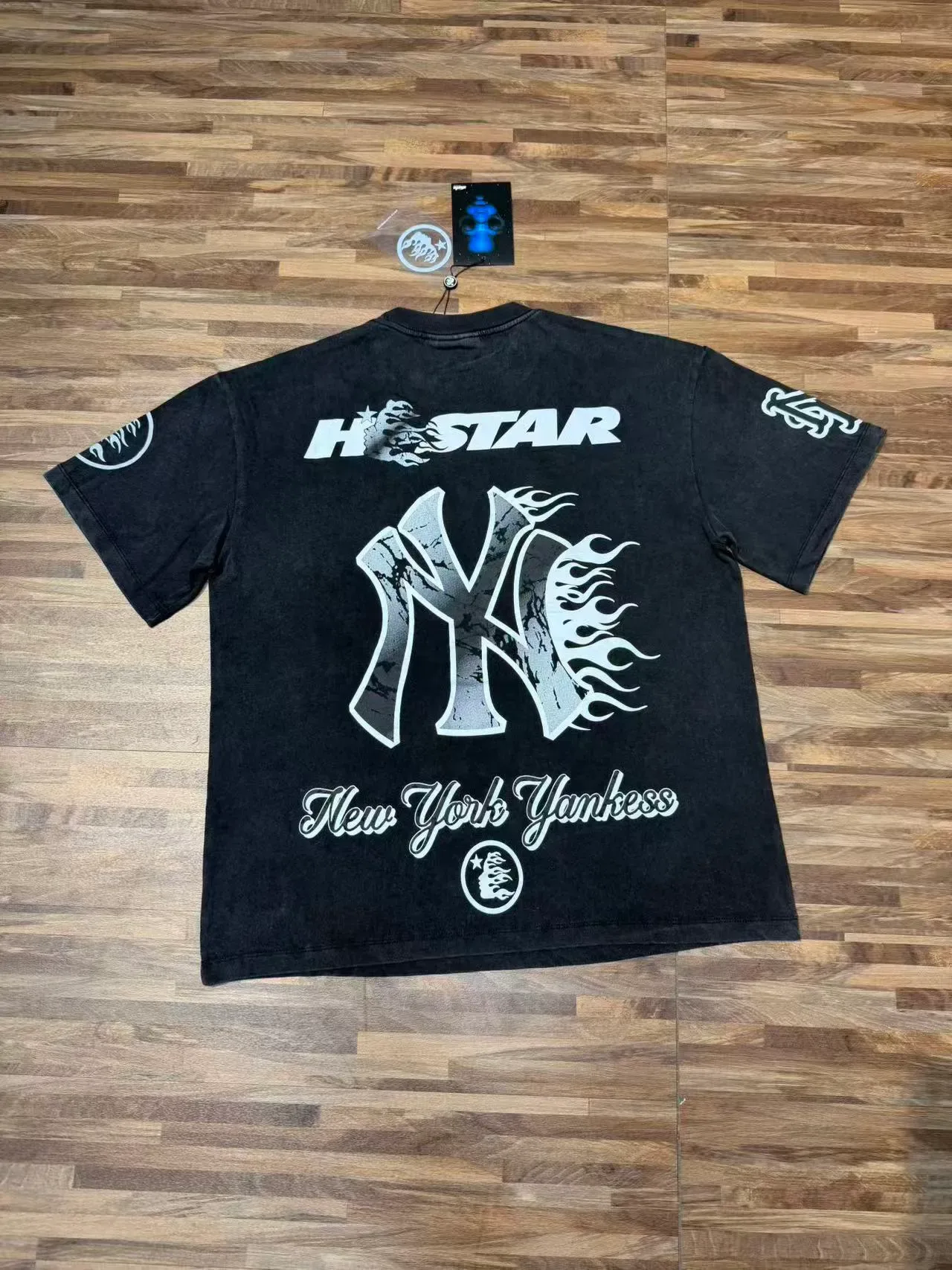 T-shirt Hellstar imprimé graphique chiffres marbre 8