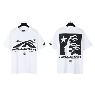 Hellstar Path to Paradise Graphic Print White T-Shirt