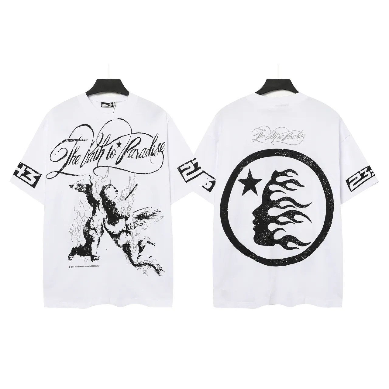 T-shirt oversize graphique Hellstar Le chemin vers le paradis 7