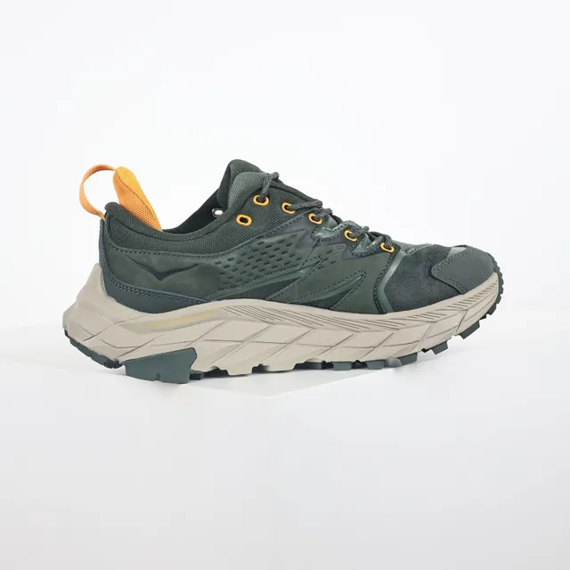Hoka Speedgoat أخضر عسكري برتقالي مسار تقني GORE-TEX مقاوم للماء أحذية جري 7