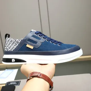 Hugo Boss Sneaker Lifestyle en Daim et Cuir Bleu Marine