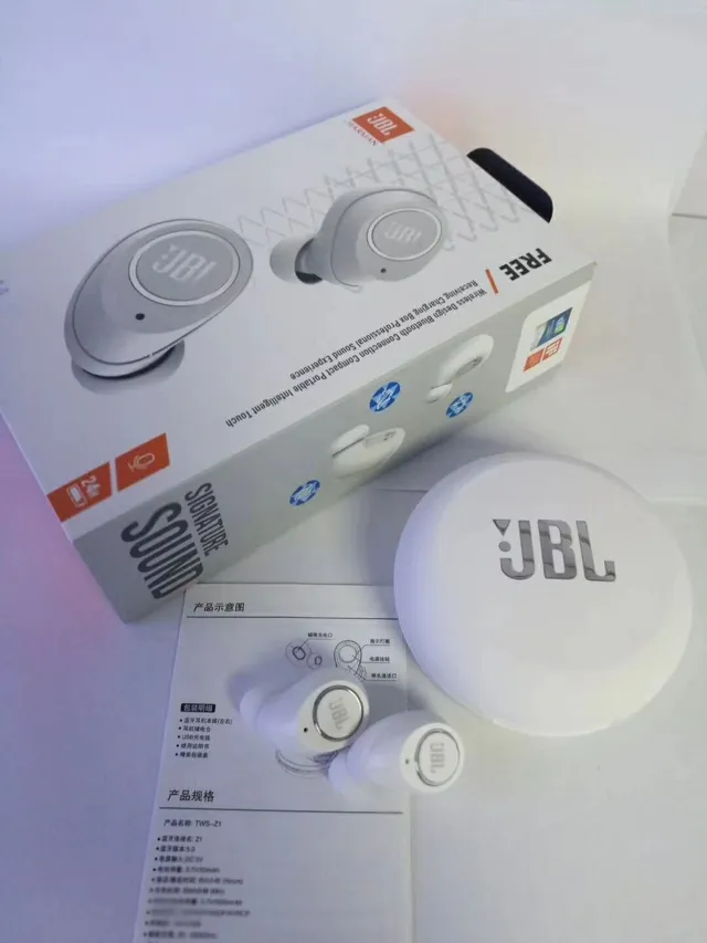 JBL TWS-5.0 Noir et Blanc Conception Compacte Sans Tige Finition Mate TWS Écouteurs 2