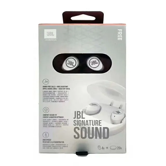 JBL TWS-5.0 Noir et Blanc Conception Compacte Sans Tige Finition Mate TWS Écouteurs 5