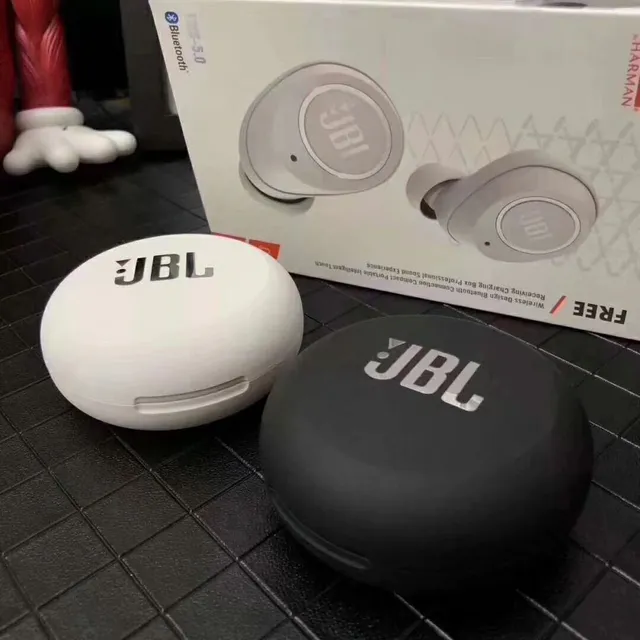 JBL TWS-5.0 Noir et Blanc Conception Compacte Sans Tige Finition Mate TWS Écouteurs 13