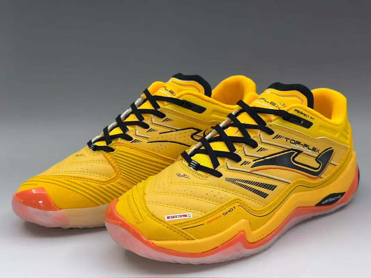 Joma Top-Flex Ultimate 黄色 橙色 黑色 生活方式运动鞋 2