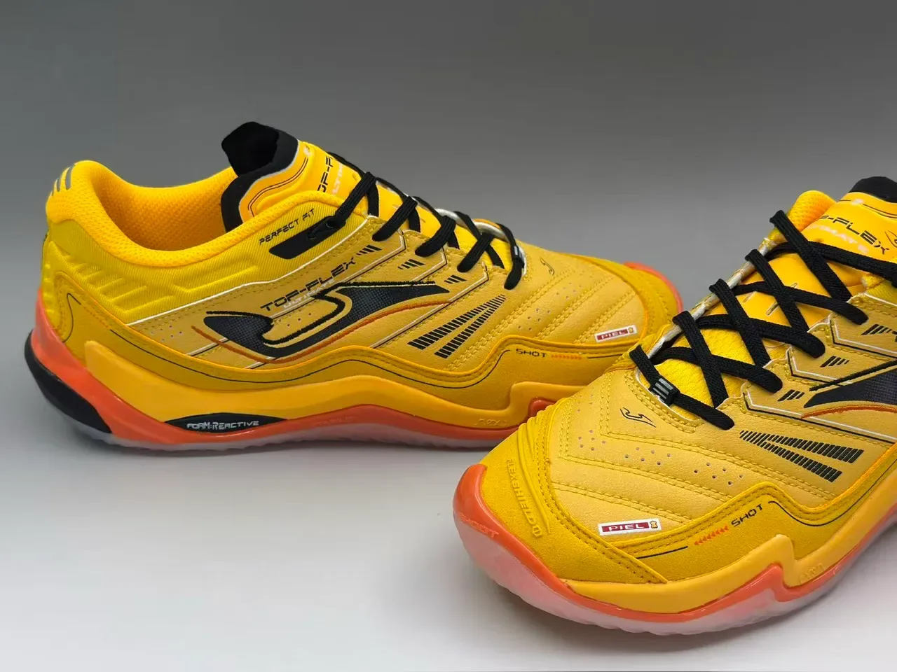 Joma Top-Flex Ultimate 黄色 橙色 黑色 生活方式运动鞋 4