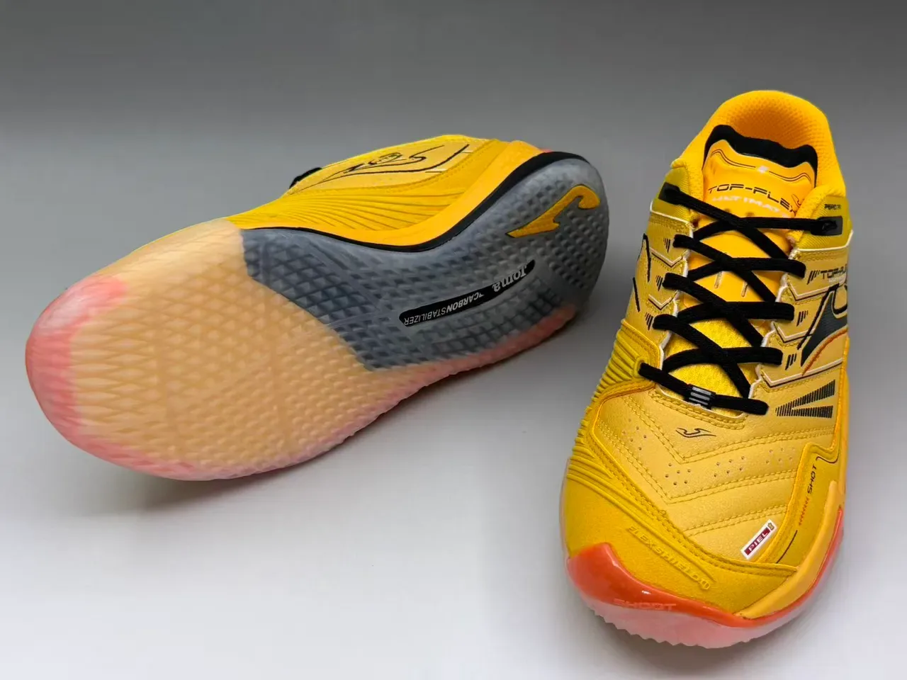 Joma Top-Flex Ultimate 黄色 橙色 黑色 生活方式运动鞋 6