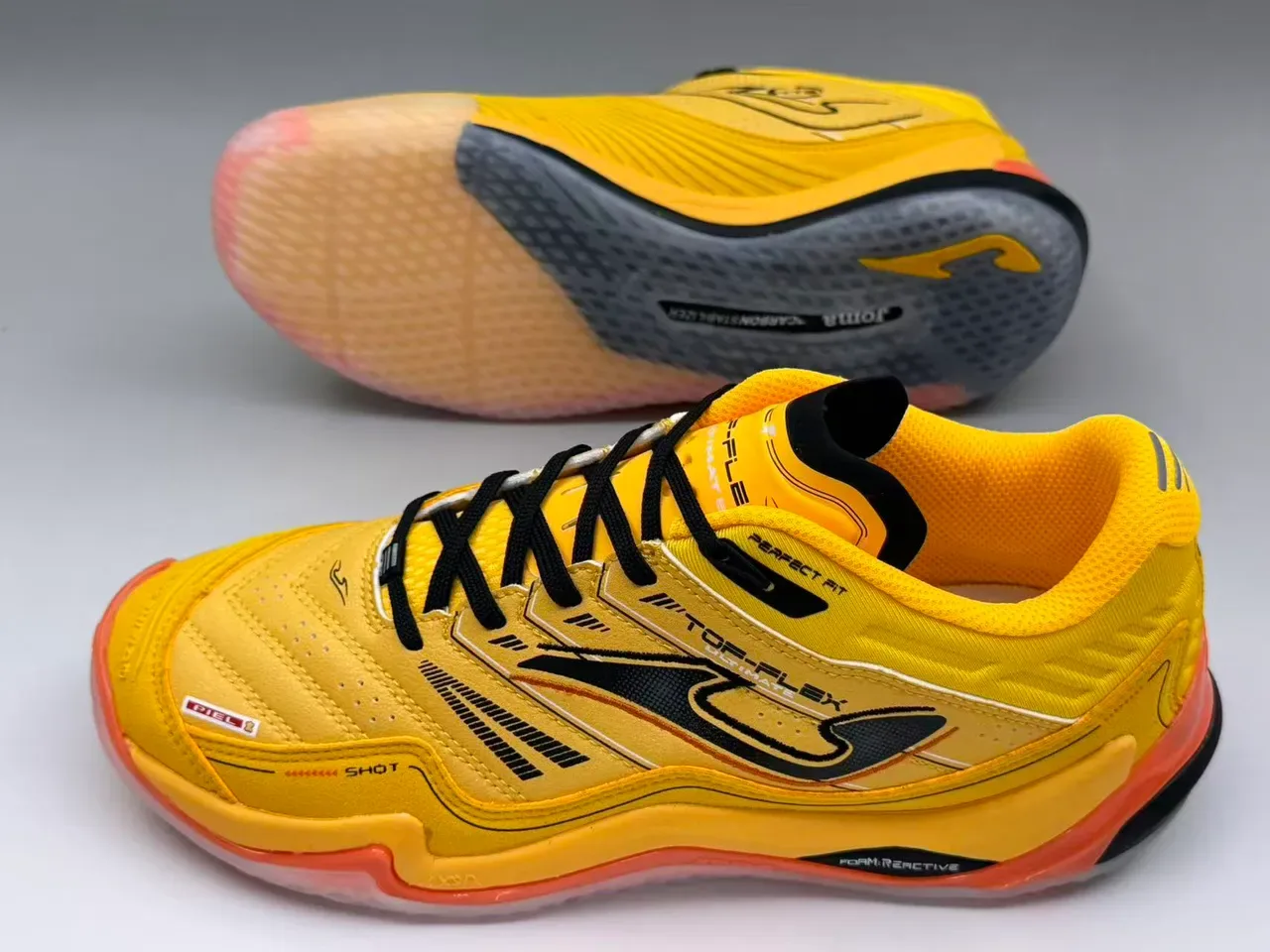 Joma Top-Flex Ultimate 黄色 橙色 黑色 生活方式运动鞋 8