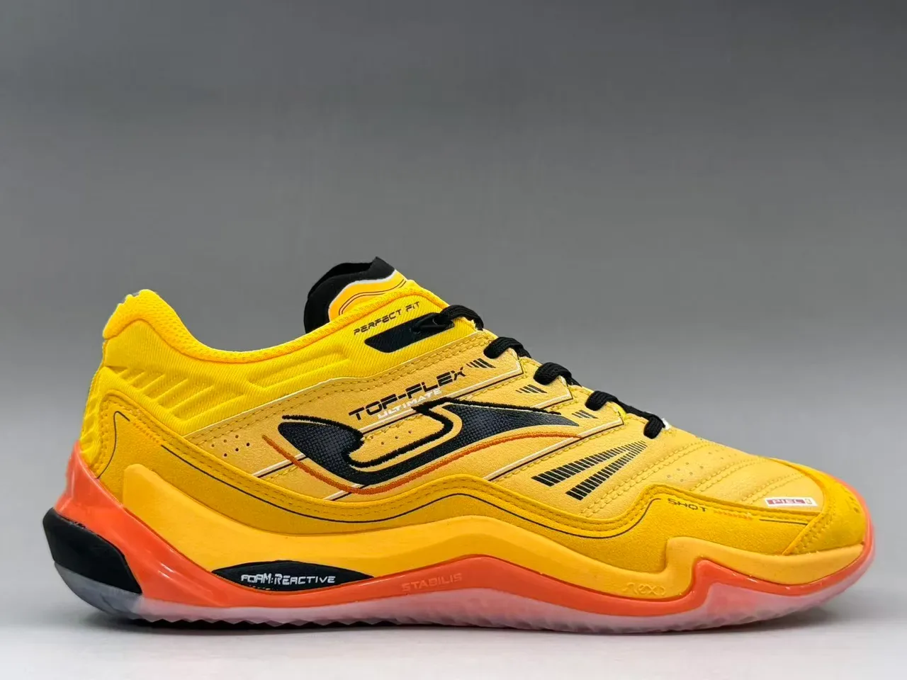 Joma Top-Flex Ultimate 黄色 橙色 黑色 生活方式运动鞋 11