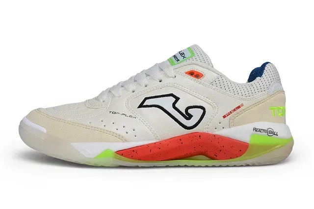 Joma Top-Flex সাদা কমলা লাইম সবুজ জীবনধারা স্নিকার 7