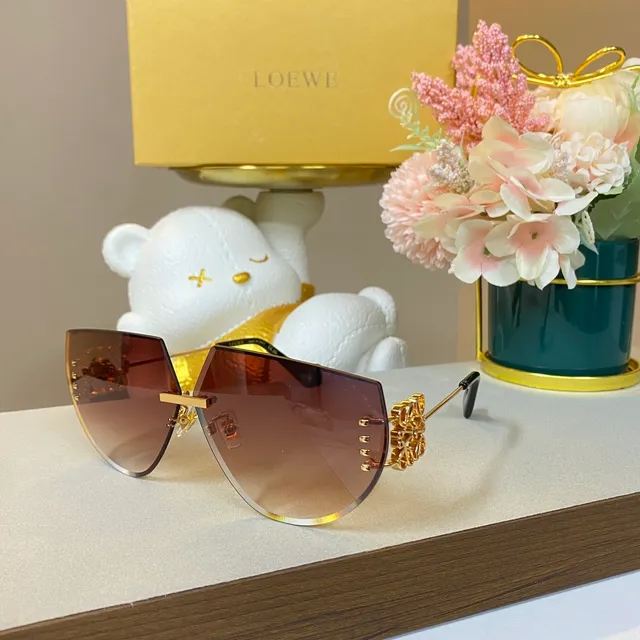 Loewe Ornamental Shield Gradient Sunglasses 7
