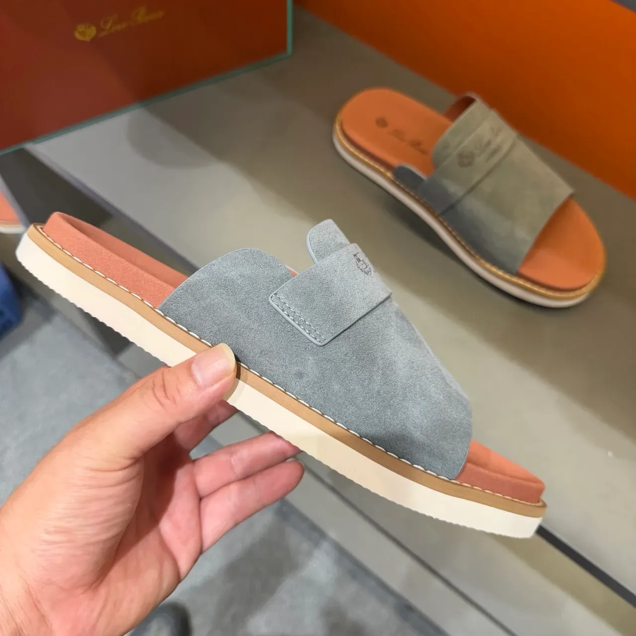Loeve Summer Walk Zapatillas Deslizantes de Ante 2