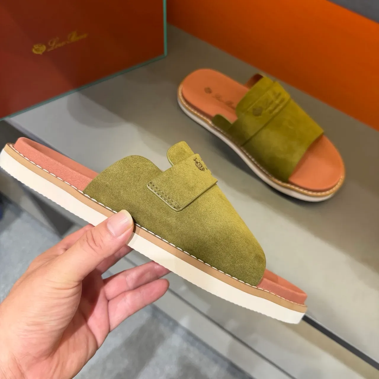 Loeve Summer Walk Zapatillas Deslizantes de Ante 4