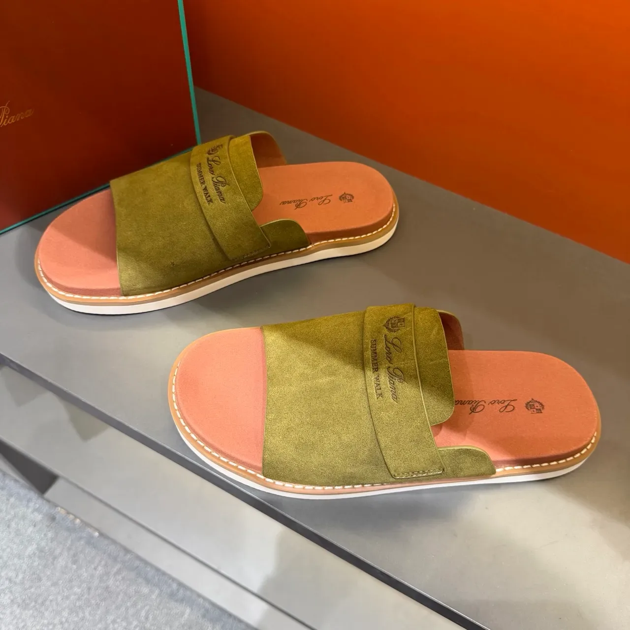 Loeve Summer Walk Zapatillas Deslizantes de Ante 15