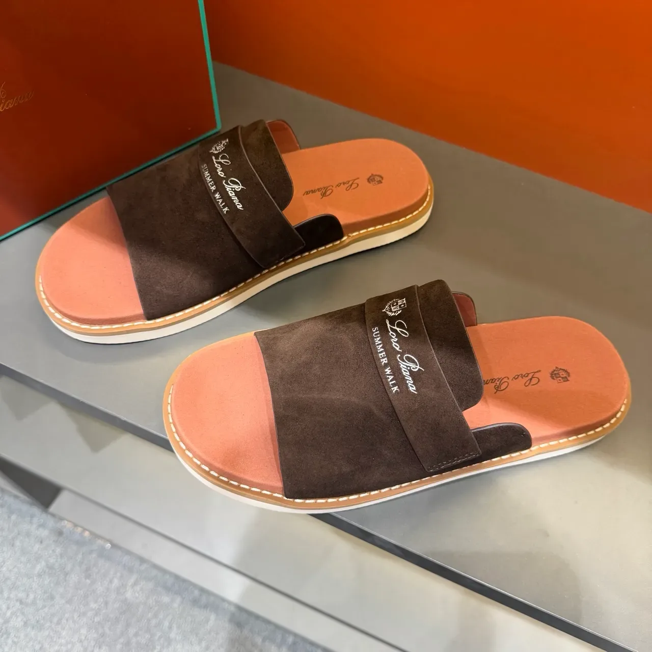 Loeve Summer Walk Zapatillas Deslizantes de Ante 20
