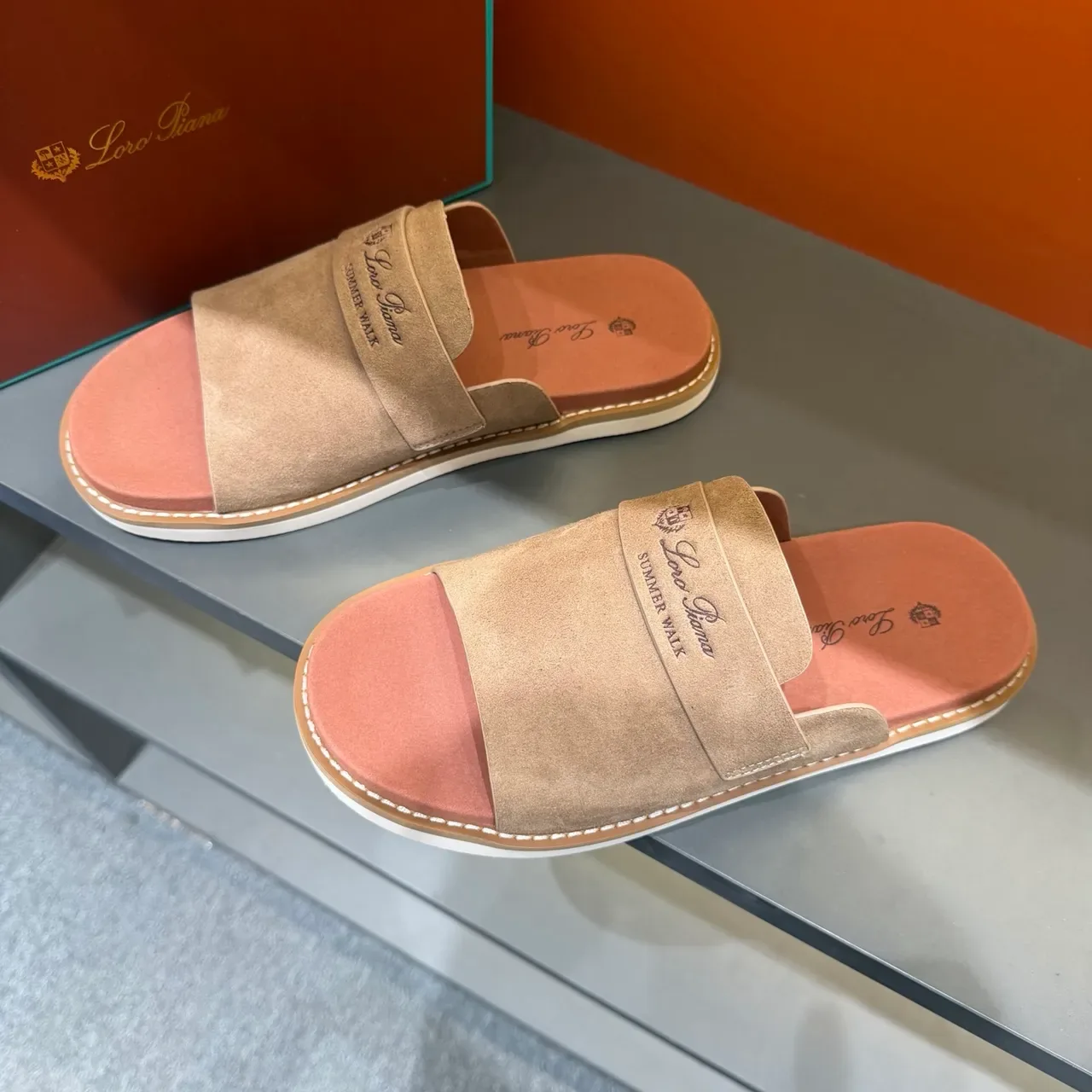 Loeve Summer Walk Zapatillas Deslizantes de Ante 23