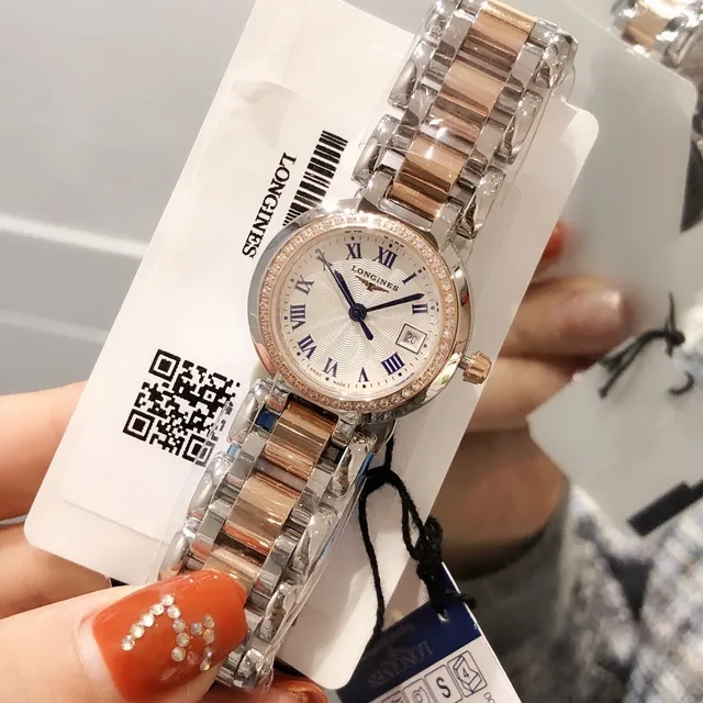 Longines La Grande Classique 双色 钻石 表圈 石英手表 3