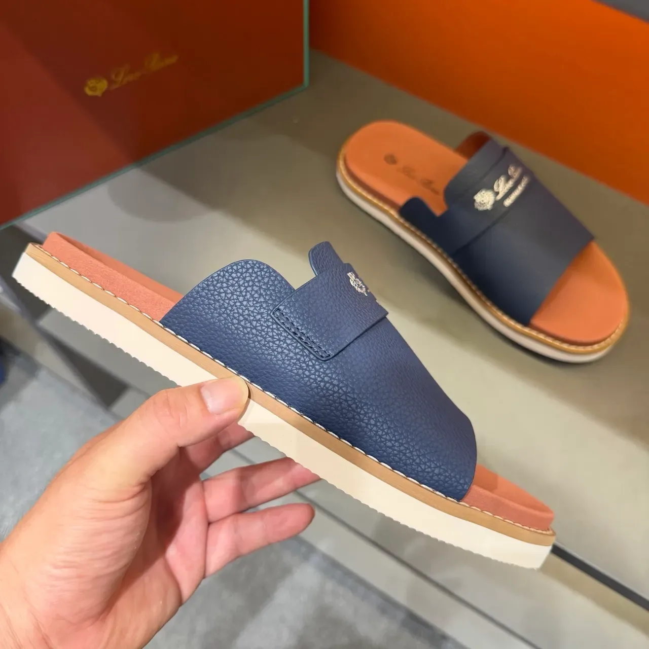 Loro Piana Summer Walk Zapatillas de Cuero 2