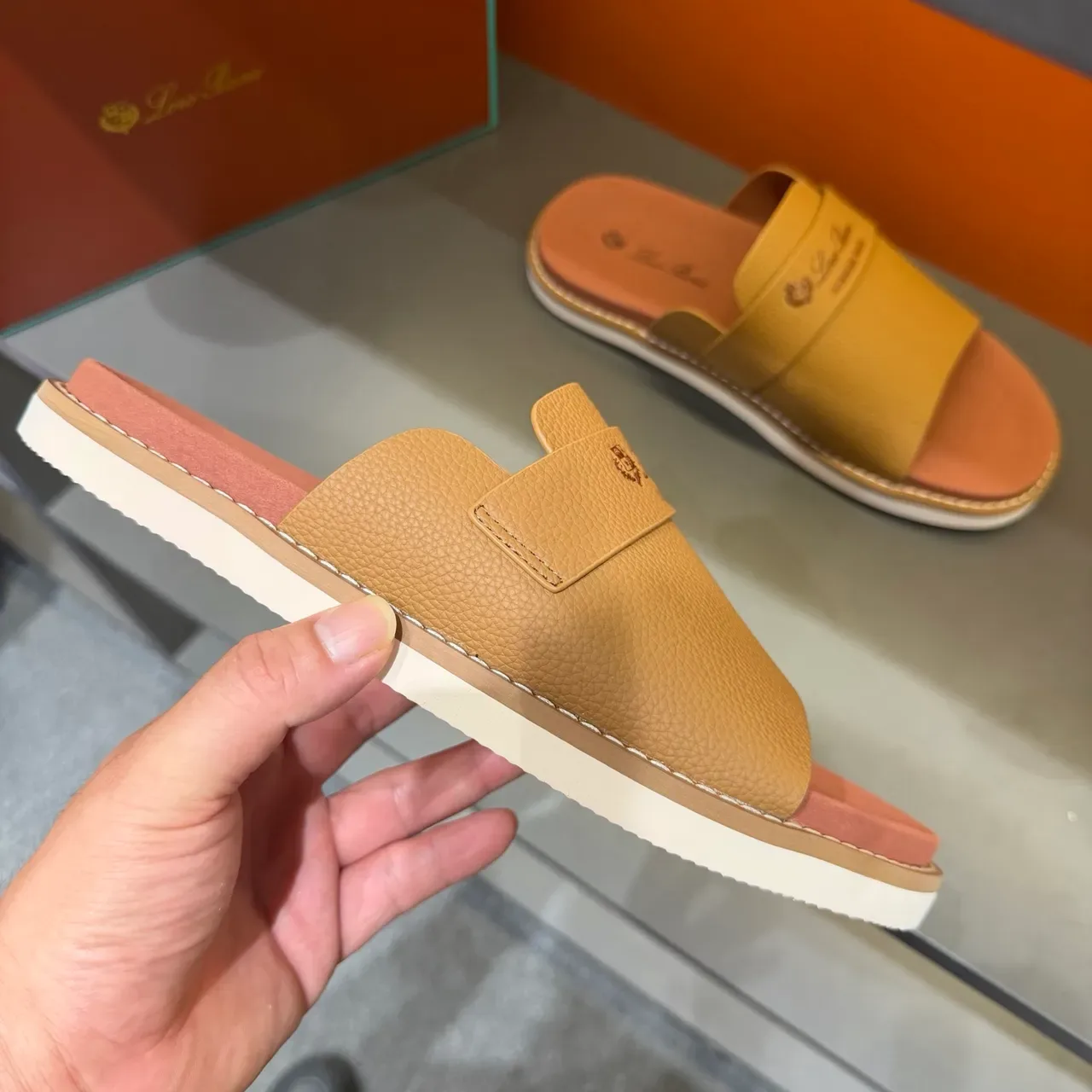 Loro Piana Summer Walk Zapatillas de Cuero 3