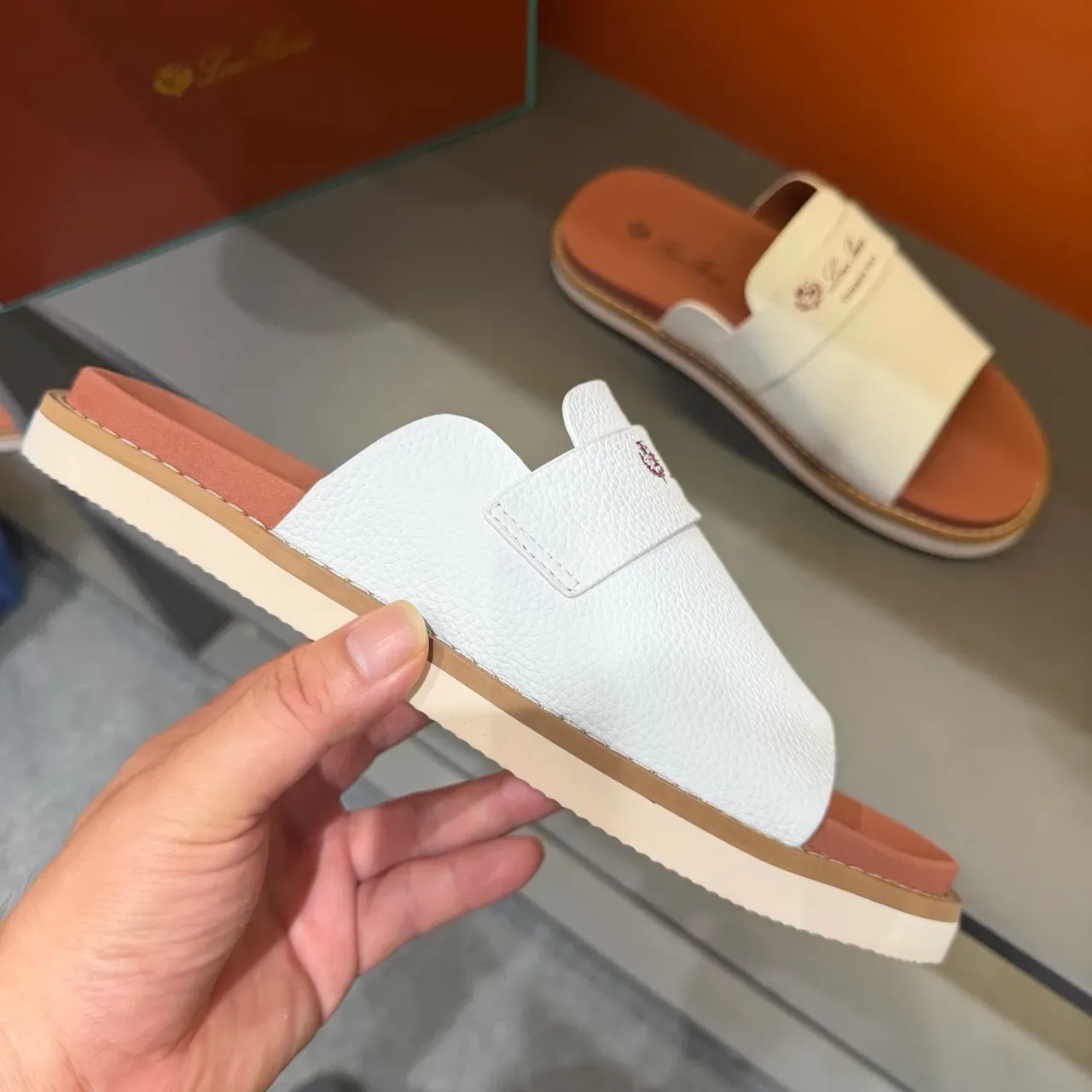 Loro Piana Summer Walk Zapatillas de Cuero 7