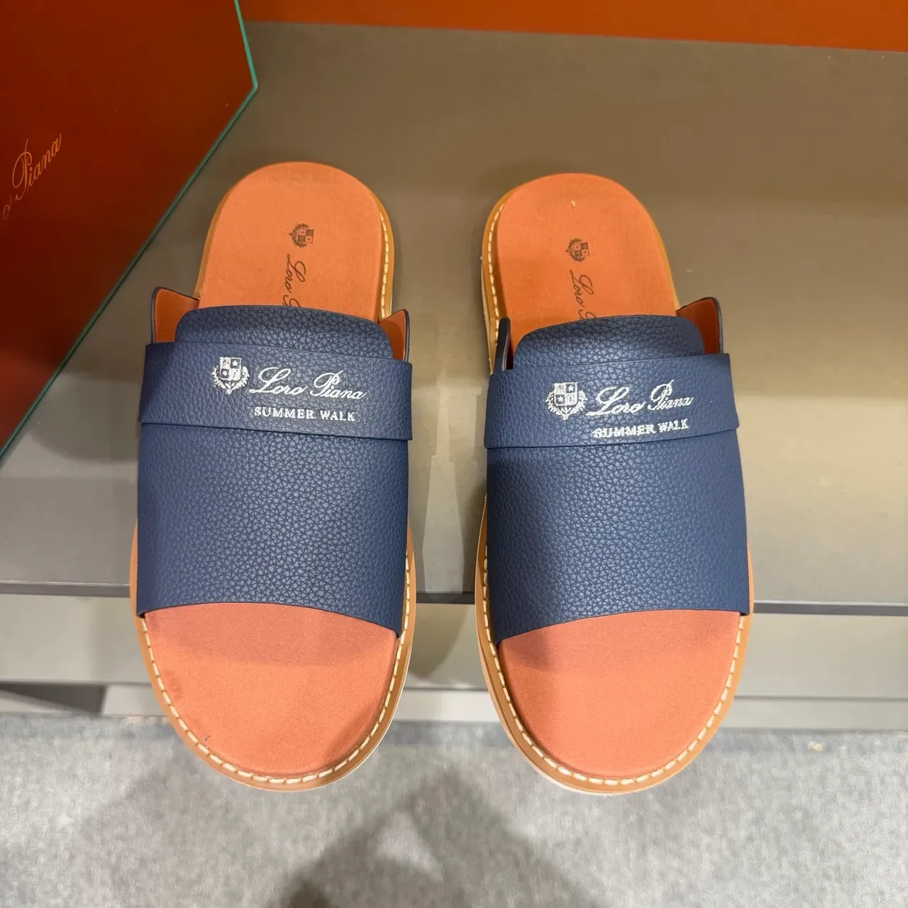 Loro Piana Summer Walk Zapatillas de Cuero 16