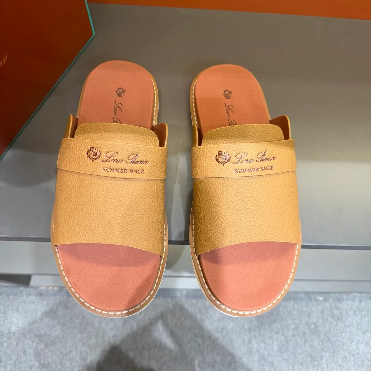 Loro Piana Summer Walk Zapatillas de Cuero 17