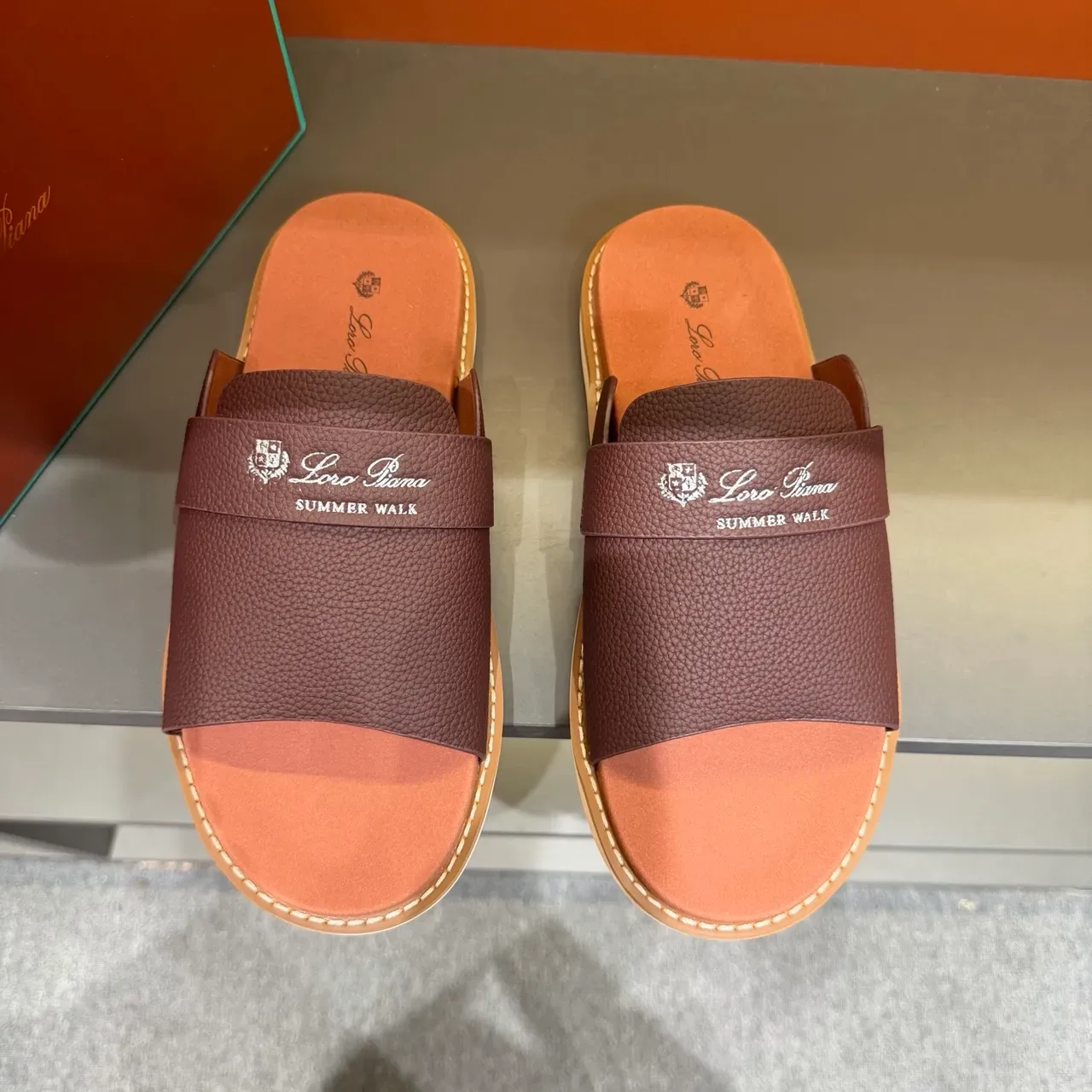 Loro Piana Summer Walk Zapatillas de Cuero 18