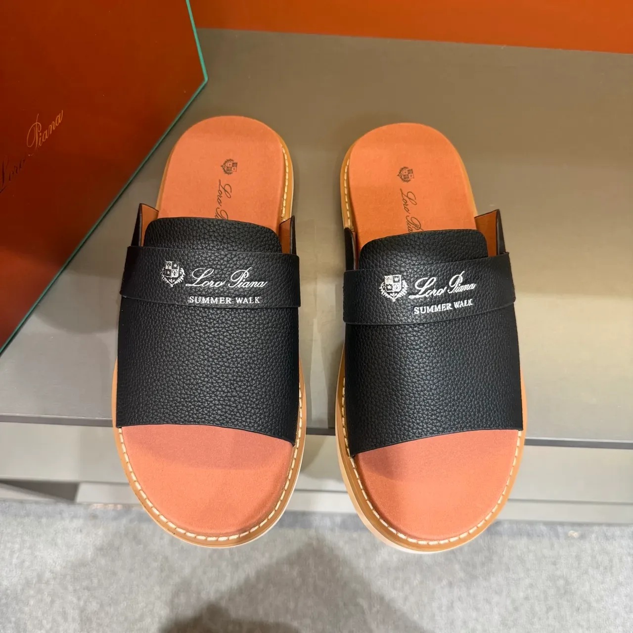Loro Piana Summer Walk Zapatillas de Cuero 20