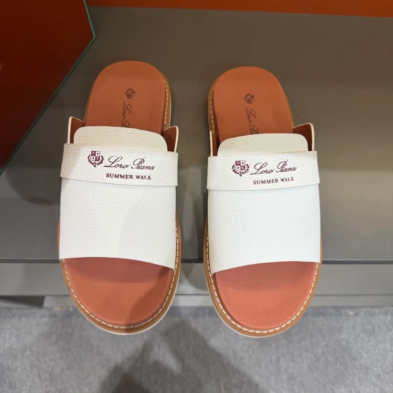 Loro Piana Summer Walk Zapatillas de Cuero 21