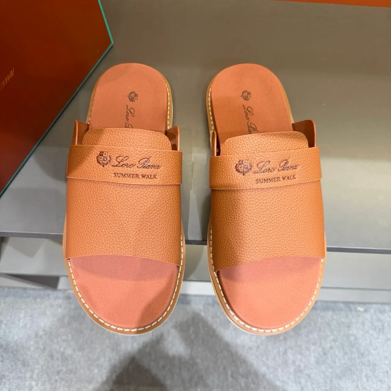Loro Piana Summer Walk Zapatillas de Cuero 22