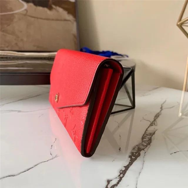 Louis Vuitton محفظة طويلة جلد أسود وذهبي نقش أحادي مونوغرام طية ظرف 17