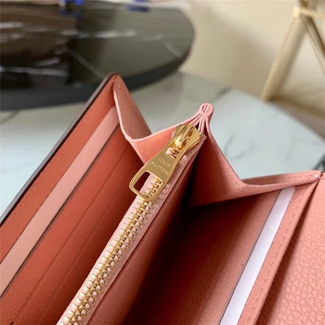 Louis Vuitton محفظة طويلة جلد أسود وذهبي نقش أحادي مونوغرام طية ظرف 20