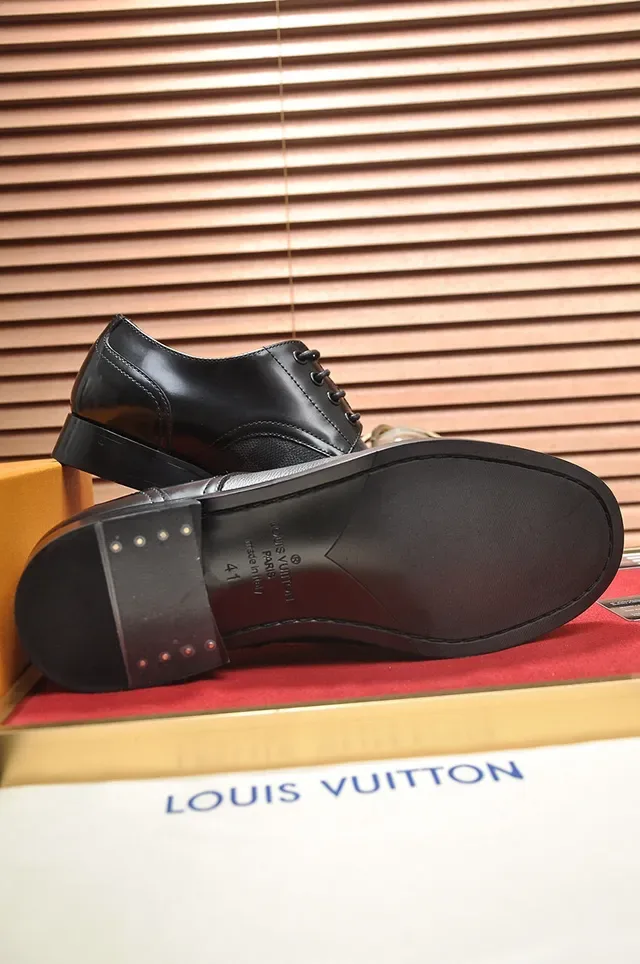 Louis Vuitton Black Gray Lace-Up Damier Graphite Canvas Oxford Shoes 5