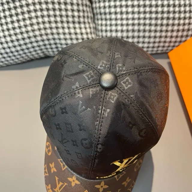 Louis Vuitton Brown Beige Monogrammed Canvas Structured Six-Panel Baseball Cap 7