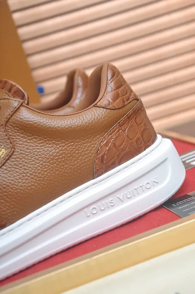 Louis Vuitton Signature Sneaker বাদামী চামড়া Lifestyle Sneakers 2