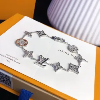 Louis Vuitton Pulsera Crystal-Pavé Monograma Flor Estrella