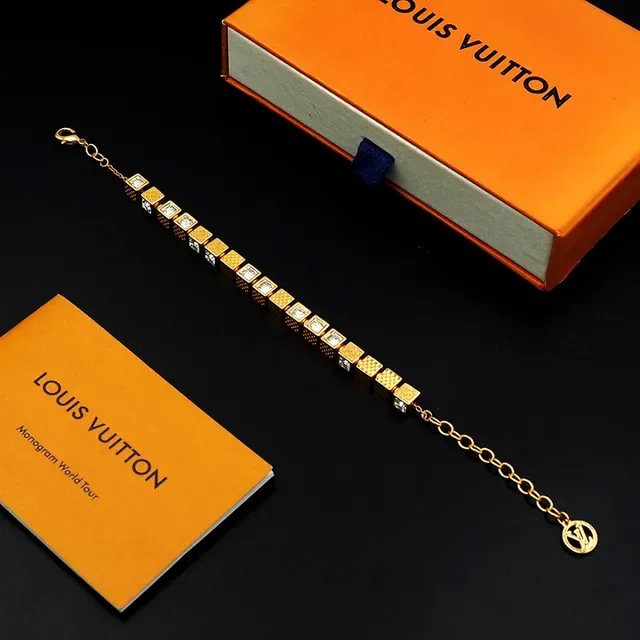 Louis Vuitton Cube-Link Crystal Bracelet 7