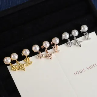 Louis Vuitton Brincos de flor de pérola