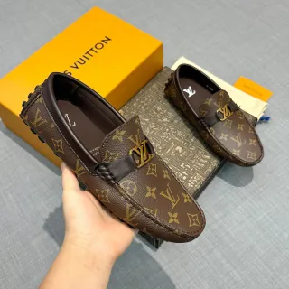 Louis Vuitton लুফार বাদামি সোনালী মোনোগ্রাম ক্যানভাস LV বাকেল লুফার