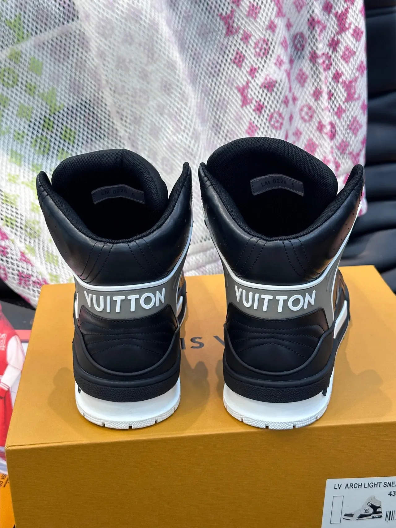 Louis Vuitton LV Arch Light Sneaker Black White Gray Lifestyle Sneakers 6