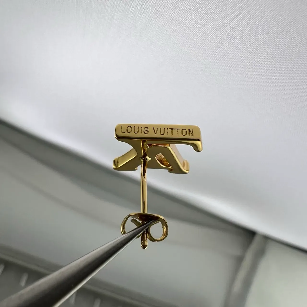 Louis Vuitton LV Initiales Enamel Stud Earrings 2