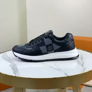 Louis Vuitton LV Trainer zapatillas lifestyle negro y blanco a cuadros